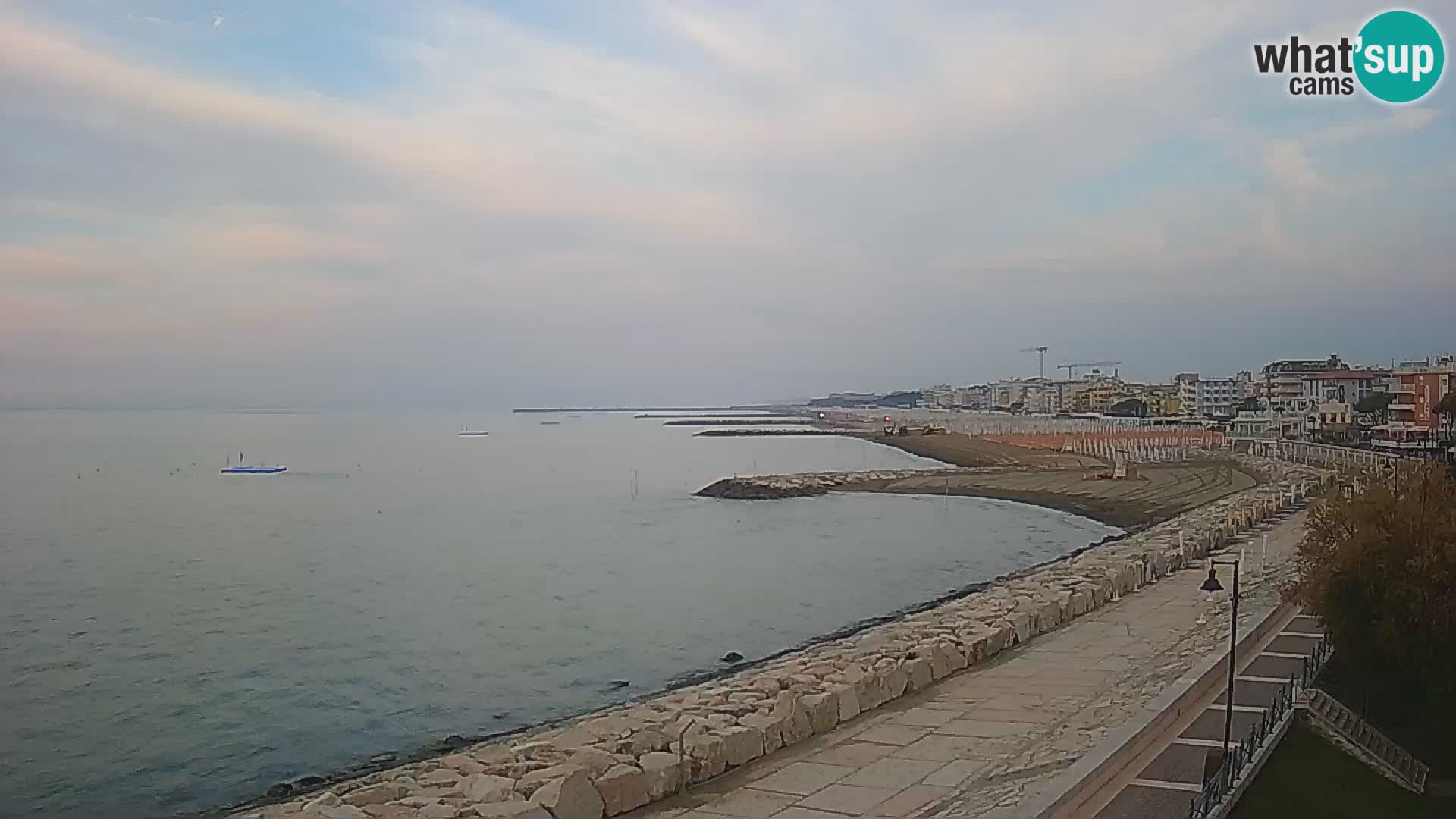 Webcam Caorle Ponente – View from Marinai di Caorle