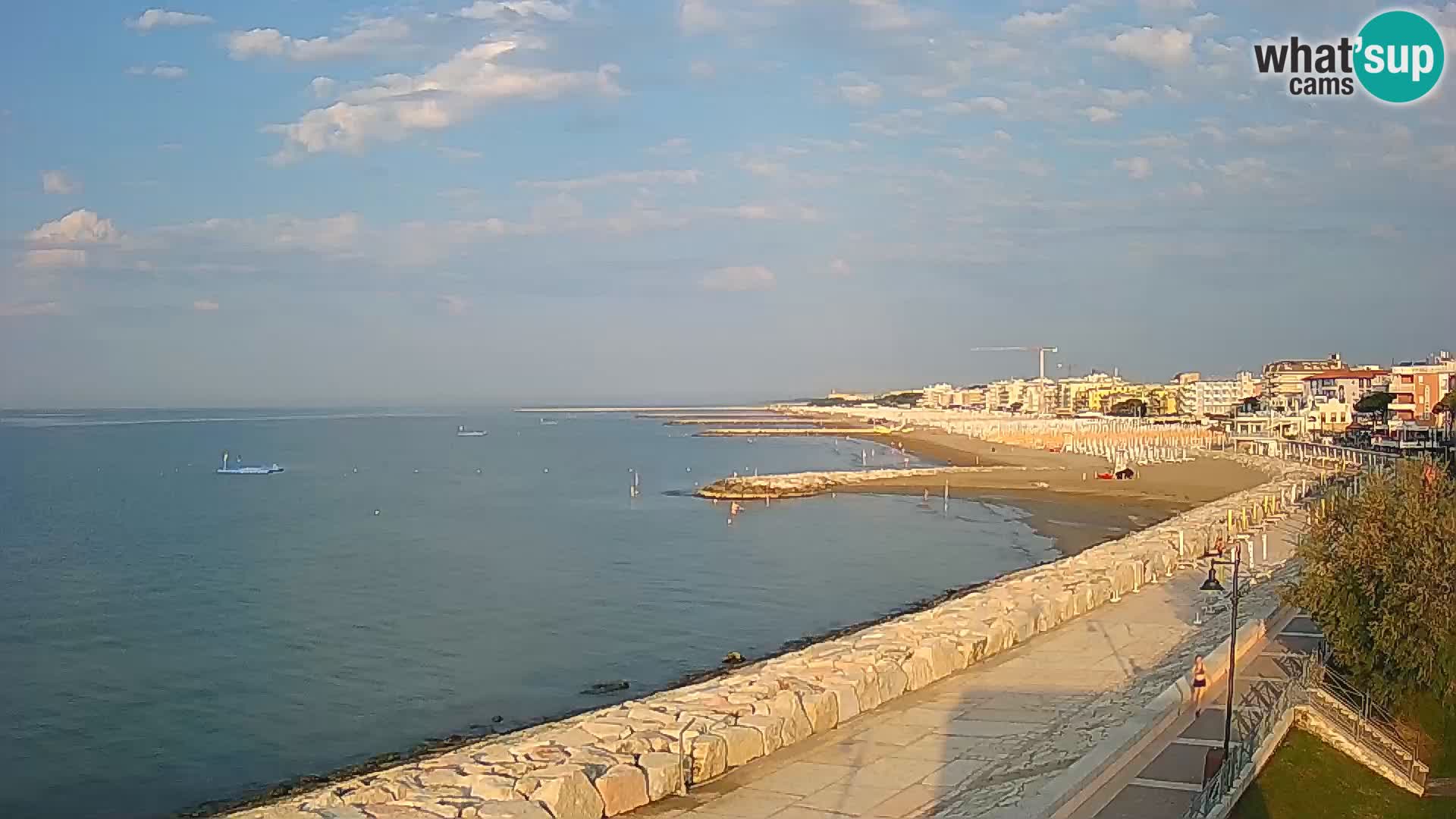 Webcam Caorle Ponente – Blick von Marinai di Caorle