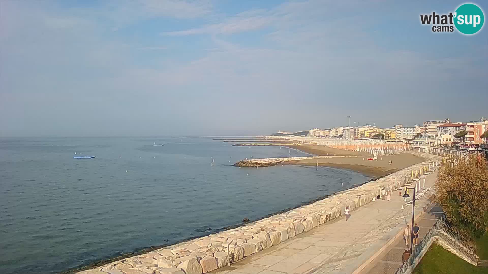 Webcam Caorle Ponente – Blick von Marinai di Caorle