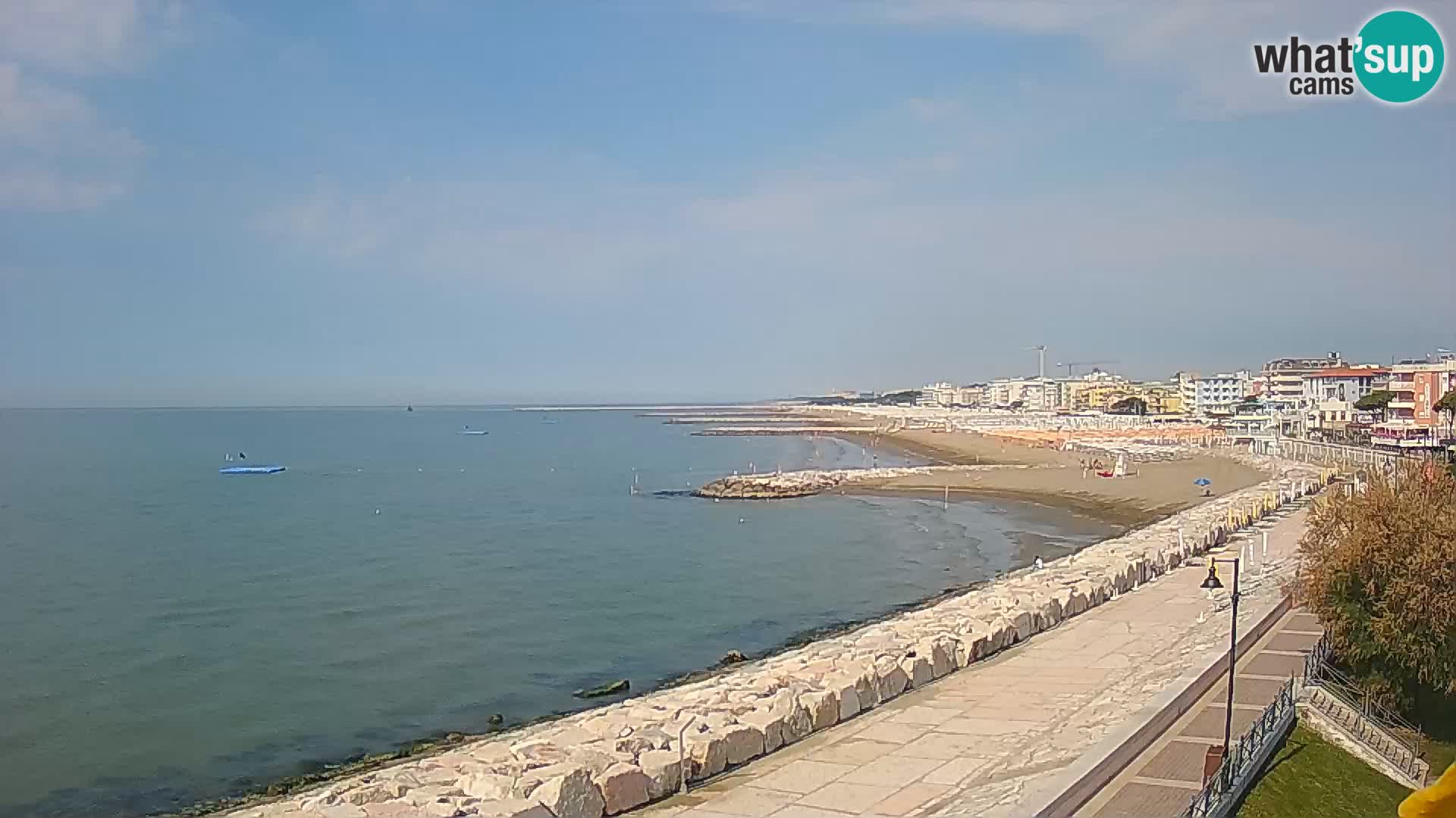 Webcam Caorle Ponente – Blick von Marinai di Caorle
