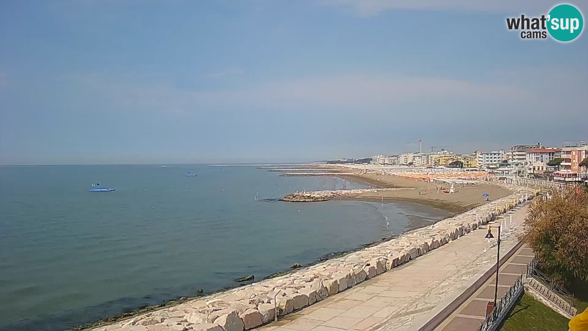 Webcam Caorle Ponente – Blick von Marinai di Caorle