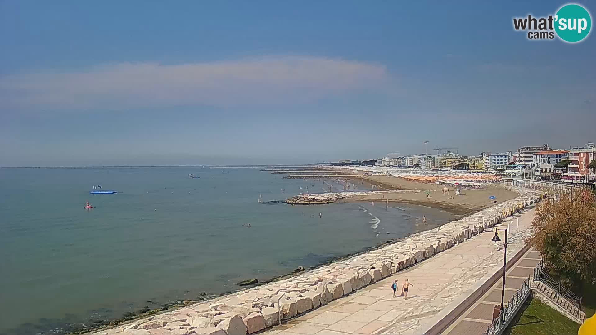 Webcam Caorle Ponente – Vue depuis les Marinai di Caorle