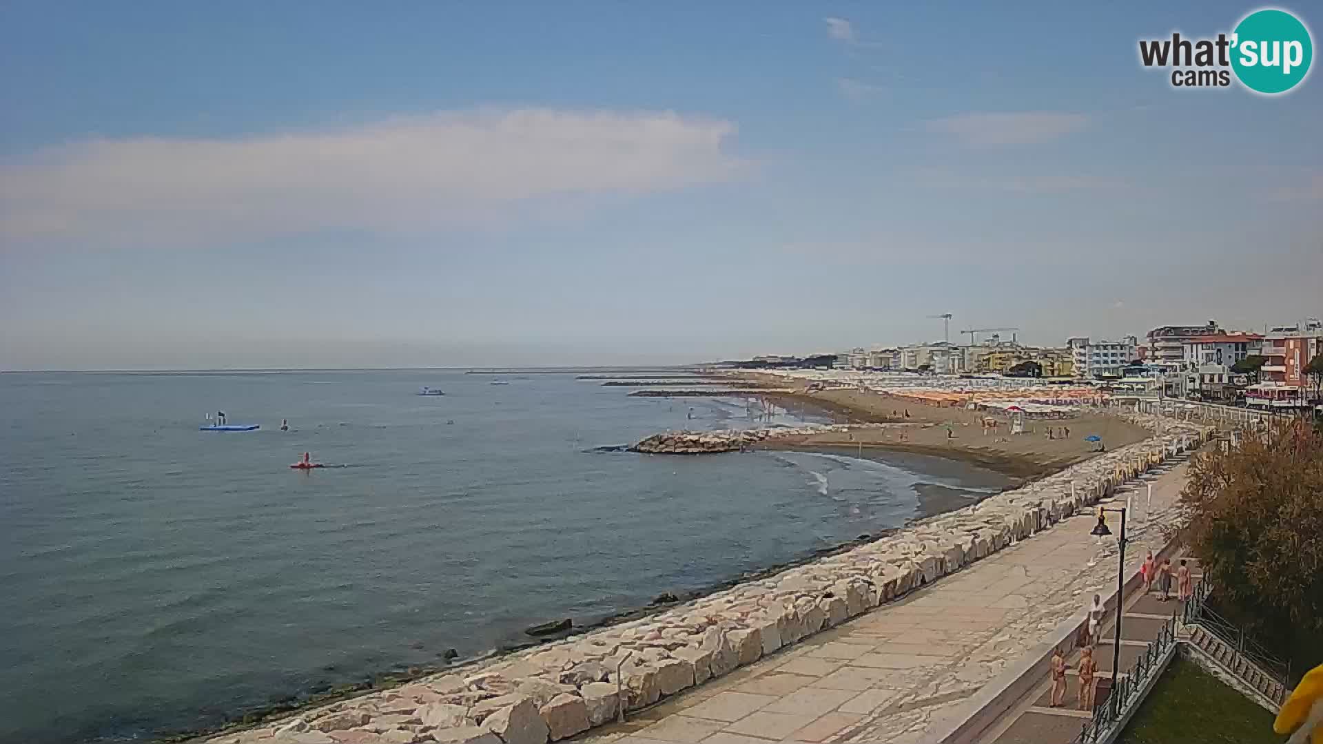 Webcam Caorle Ponente – Vue depuis les Marinai di Caorle