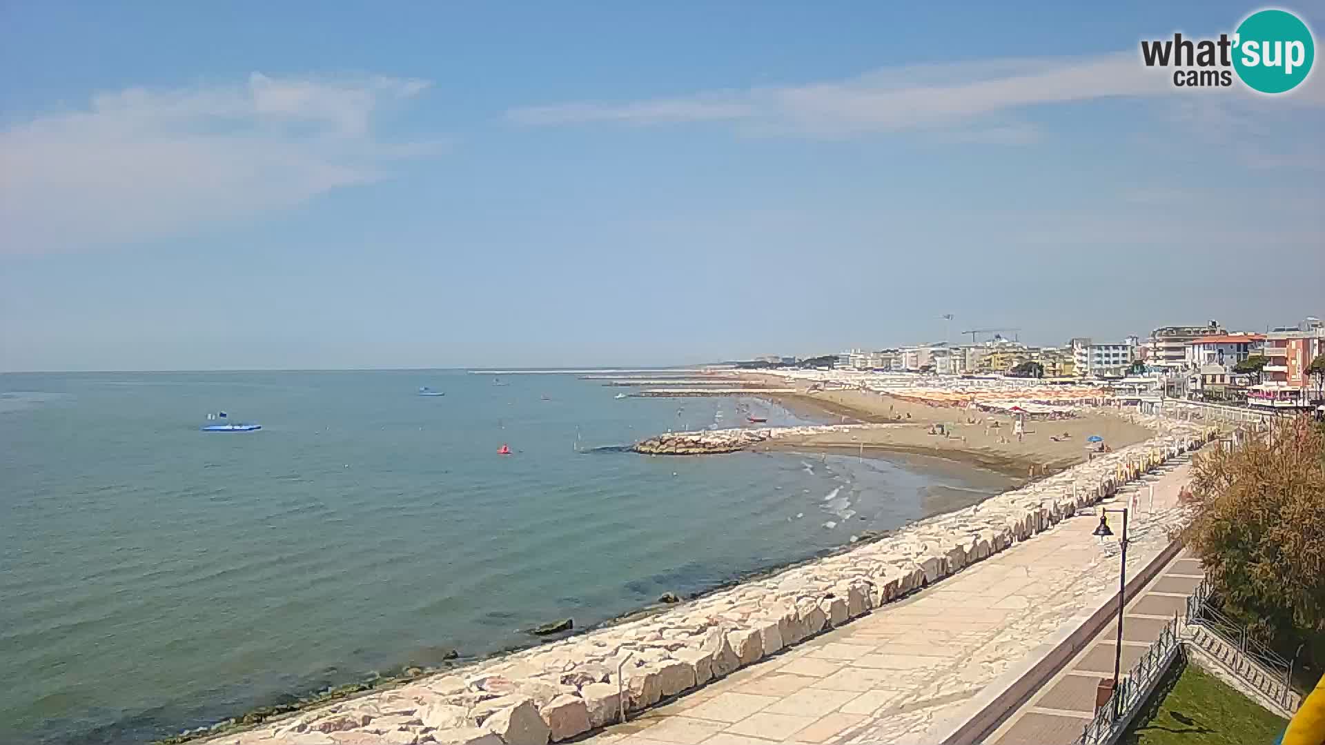 Webcam Caorle Ponente – Vue depuis les Marinai di Caorle