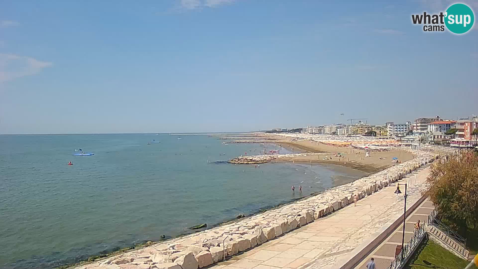 Webcam Caorle Ponente – Blick von Marinai di Caorle