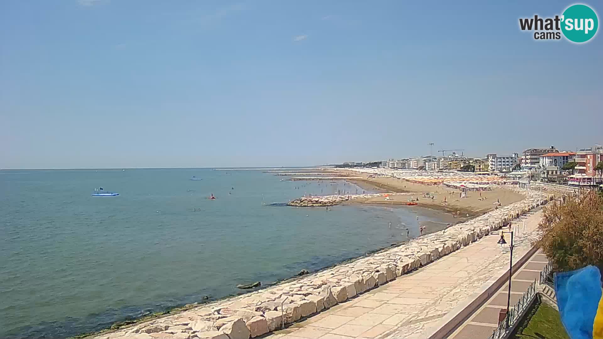 Webcam Caorle Ponente – Blick von Marinai di Caorle
