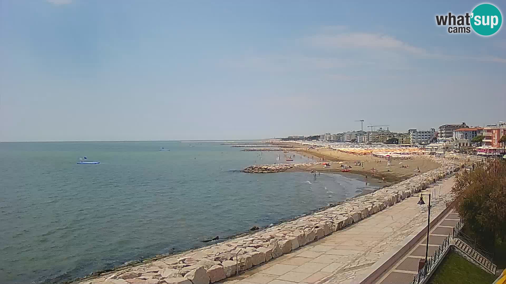 Webcam Caorle Ponente – Vue depuis les Marinai di Caorle