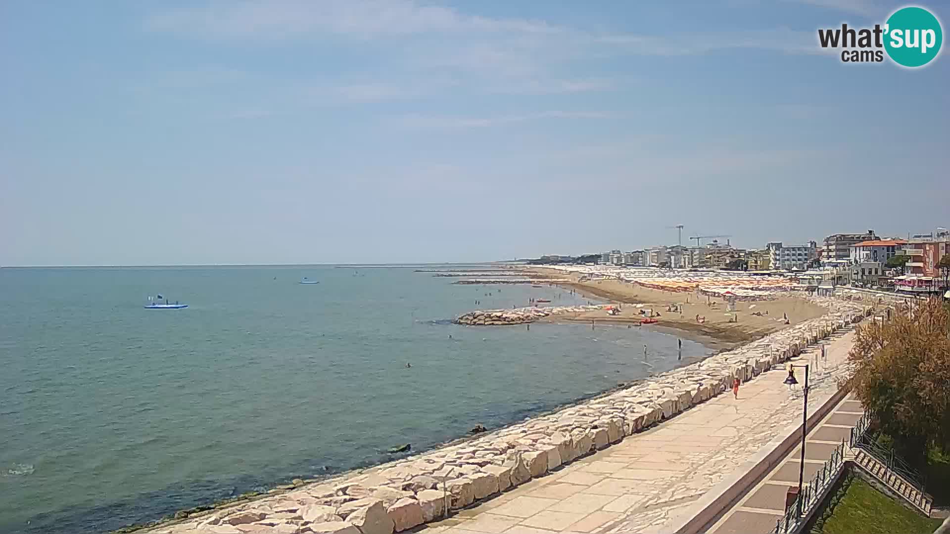 Webcam Caorle Ponente – View from Marinai di Caorle