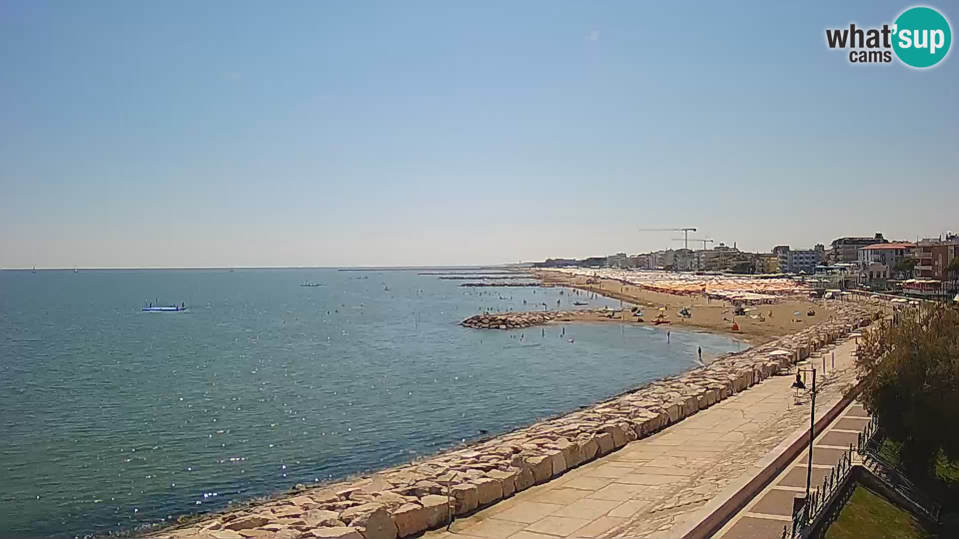 Webcam Caorle Ponente – View from Marinai di Caorle