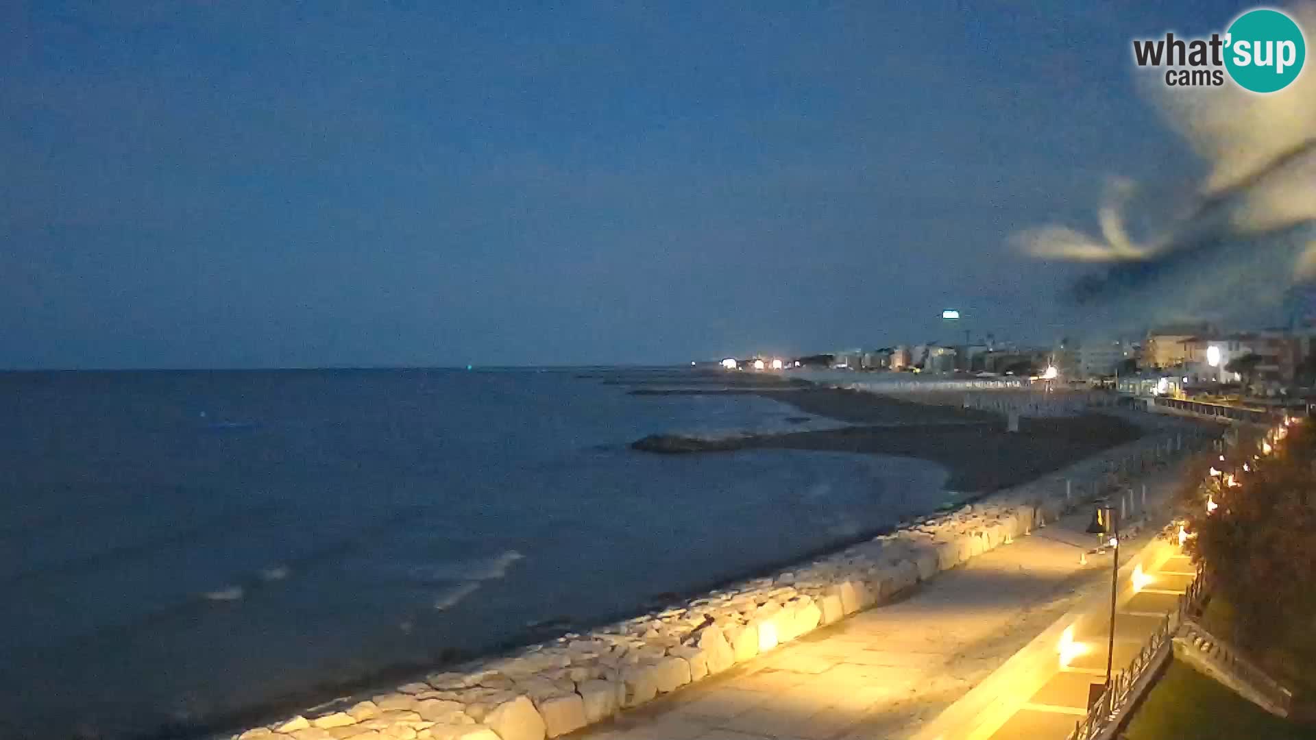Webcam Caorle Ponente – Vue depuis les Marinai di Caorle