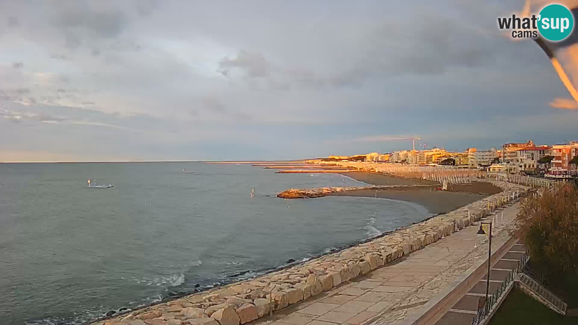 Webcam Caorle Ponente – Vista desde Marinai di Caorle