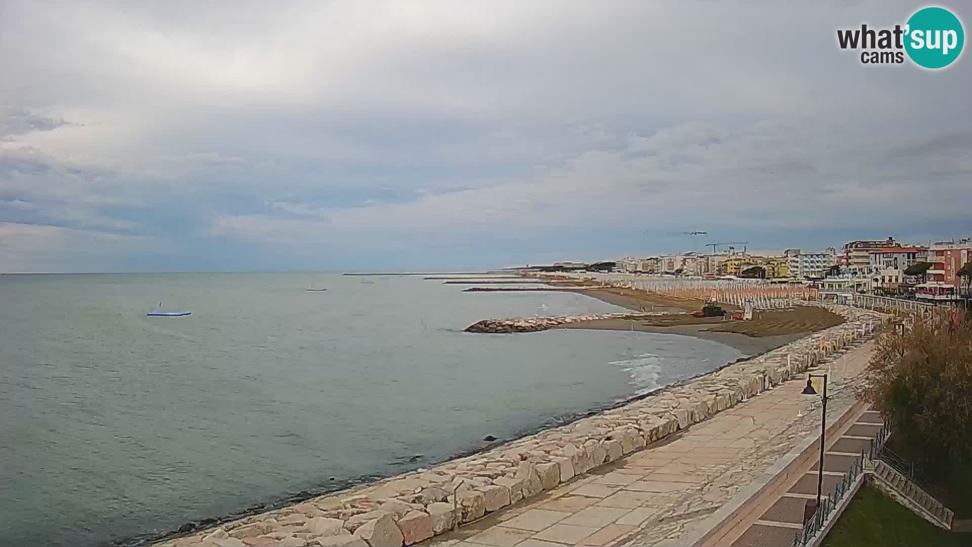 Webcam Caorle Ponente – Blick von Marinai di Caorle