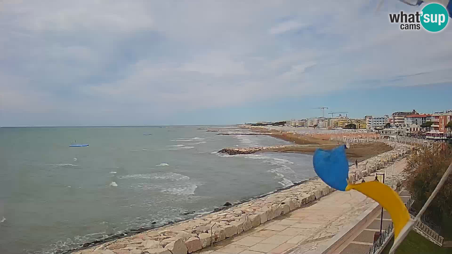 Webcam Caorle Ponente – Blick von Marinai di Caorle