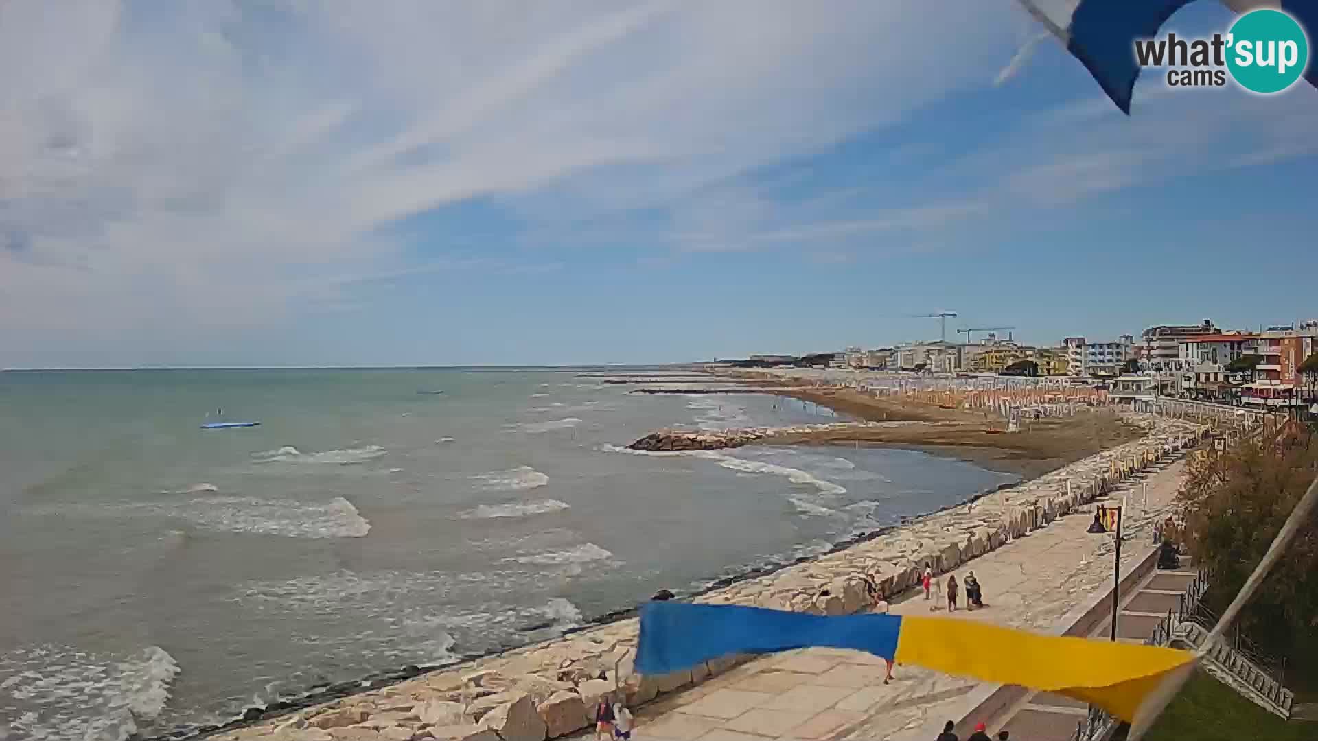 Webcam Caorle Ponente – View from Marinai di Caorle