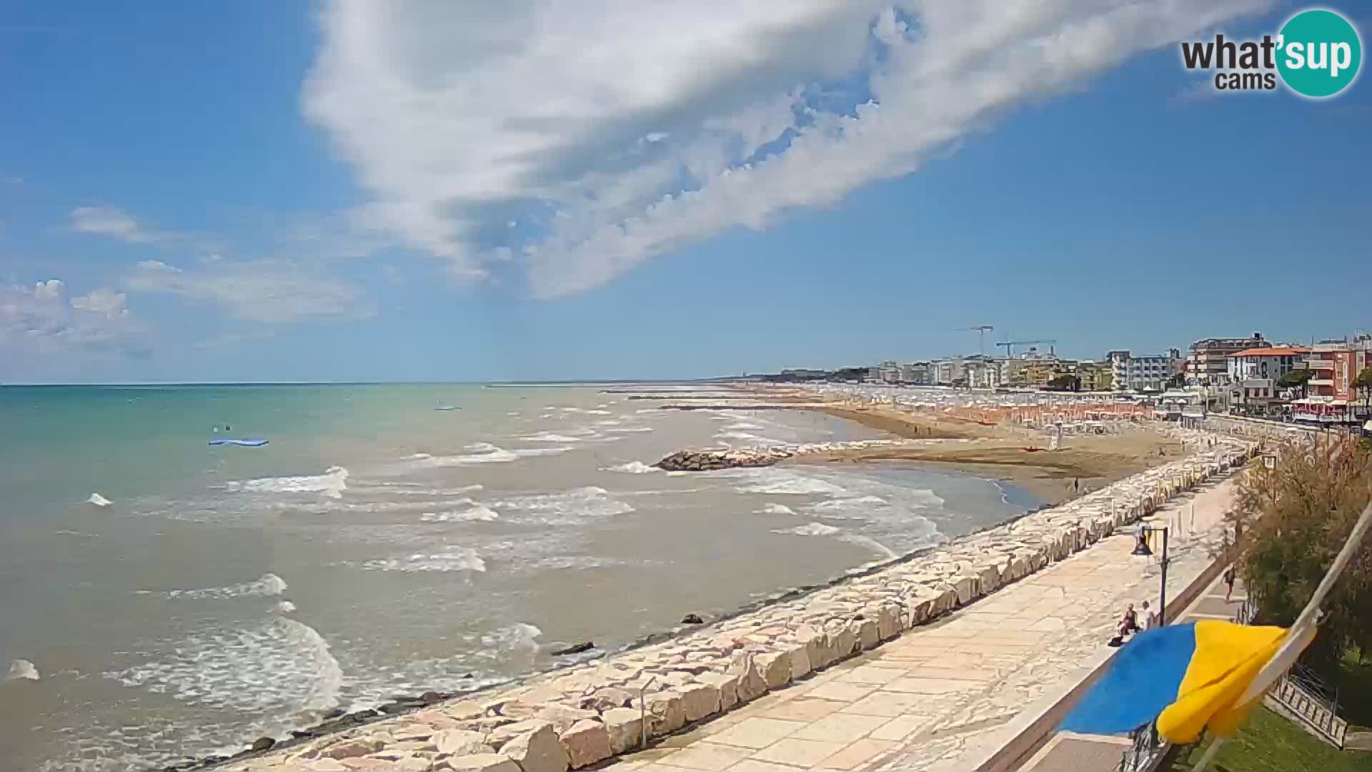 Webcam Caorle Ponente – Vista desde Marinai di Caorle