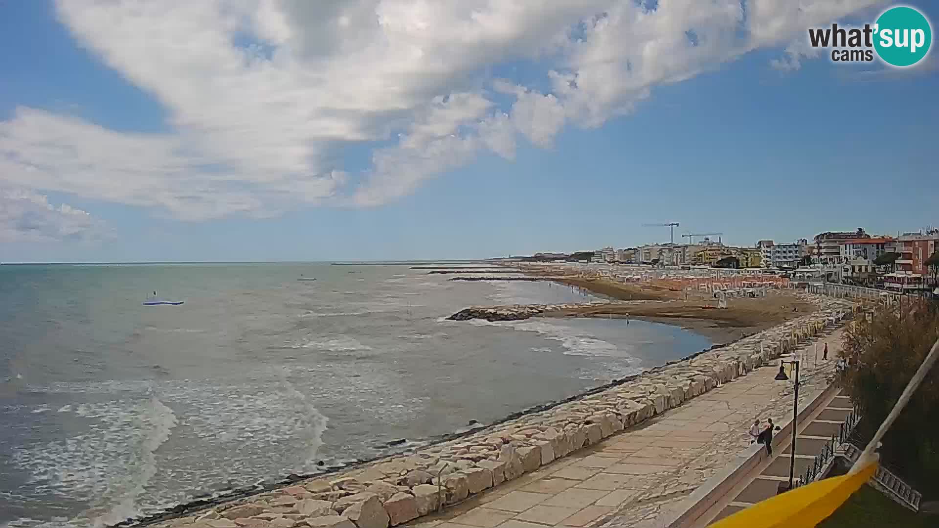 Webcam Caorle Ponente – Vue depuis les Marinai di Caorle