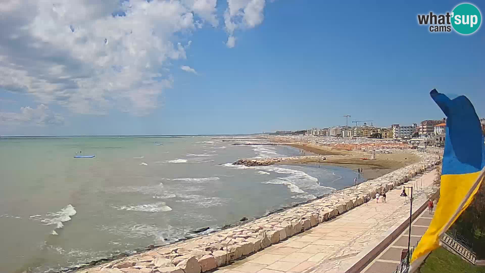 Kamera Caorle Ponente – Pogled iz “Marinai di Caorle”