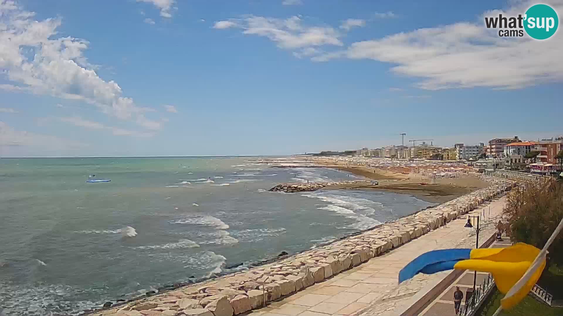Webcam Caorle Ponente – View from Marinai di Caorle