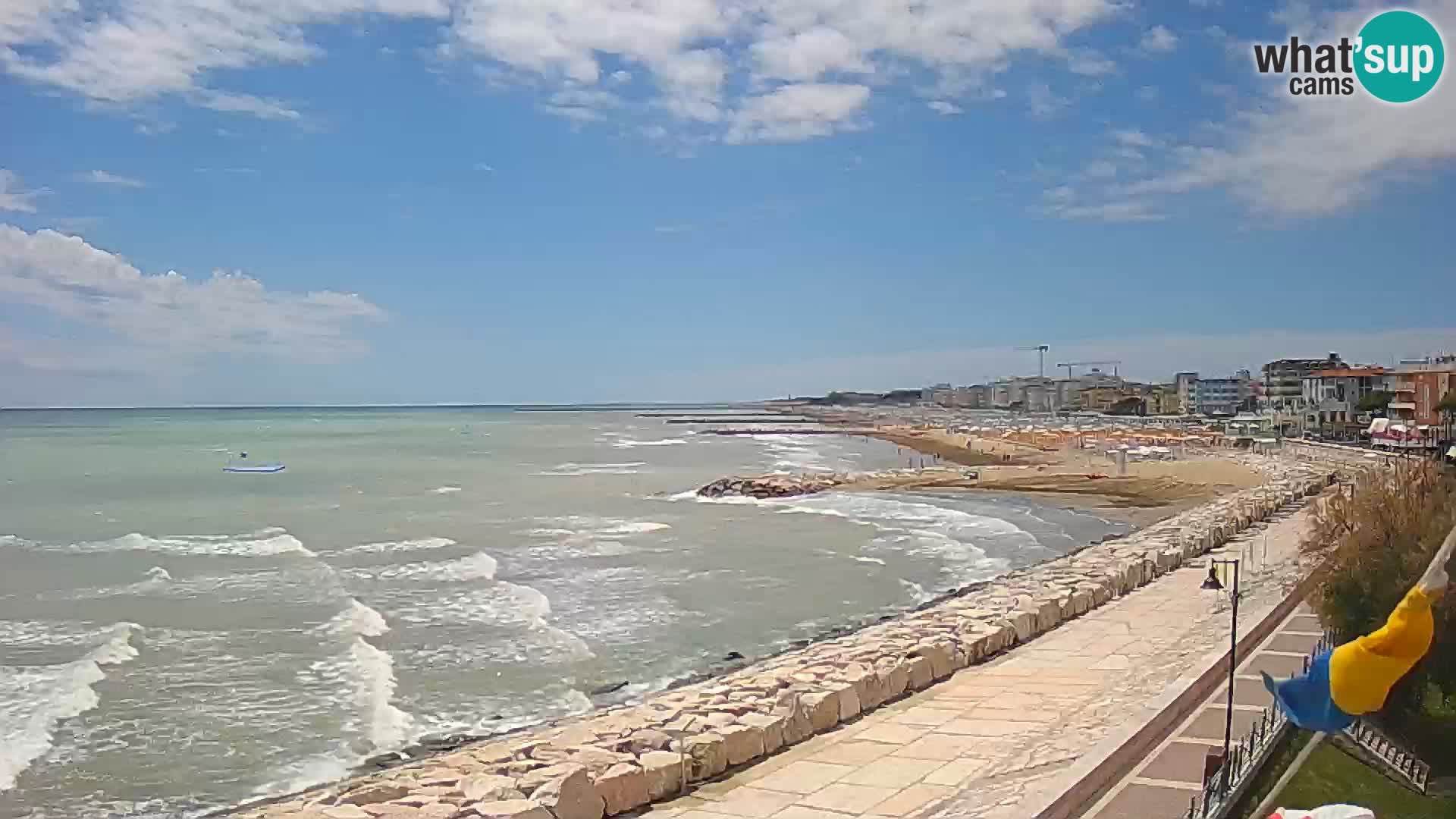 Webcam Caorle Ponente – panorama dall’ASS. Marinai di Caorle
