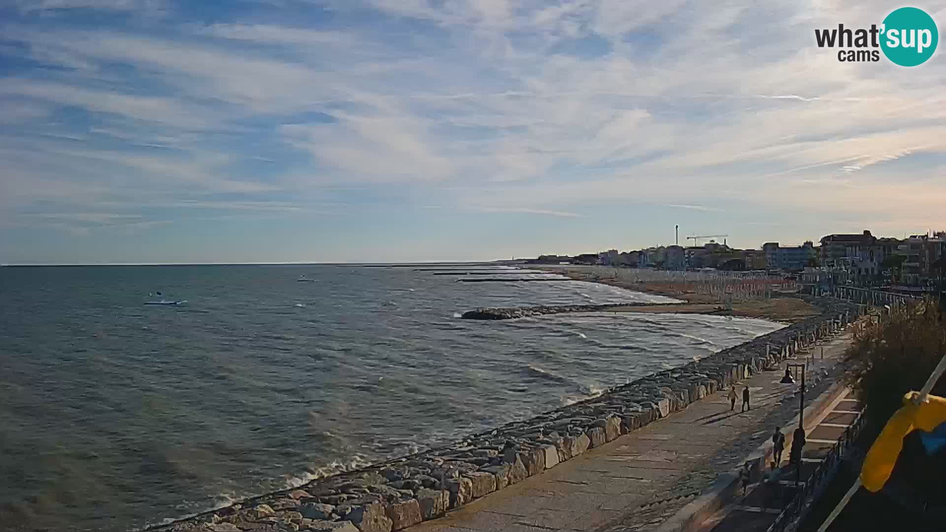 Webcam Caorle Ponente – Blick von Marinai di Caorle