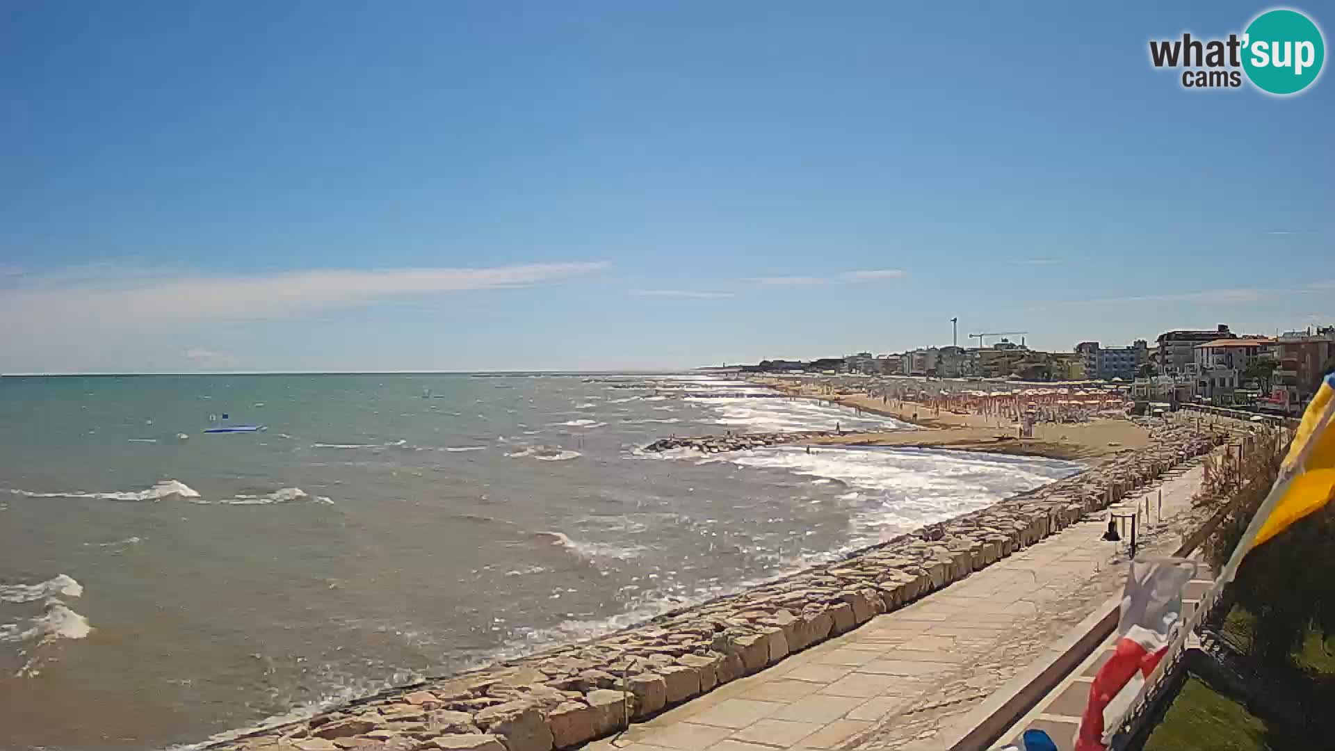 Webcam Caorle Ponente – Vista desde Marinai di Caorle
