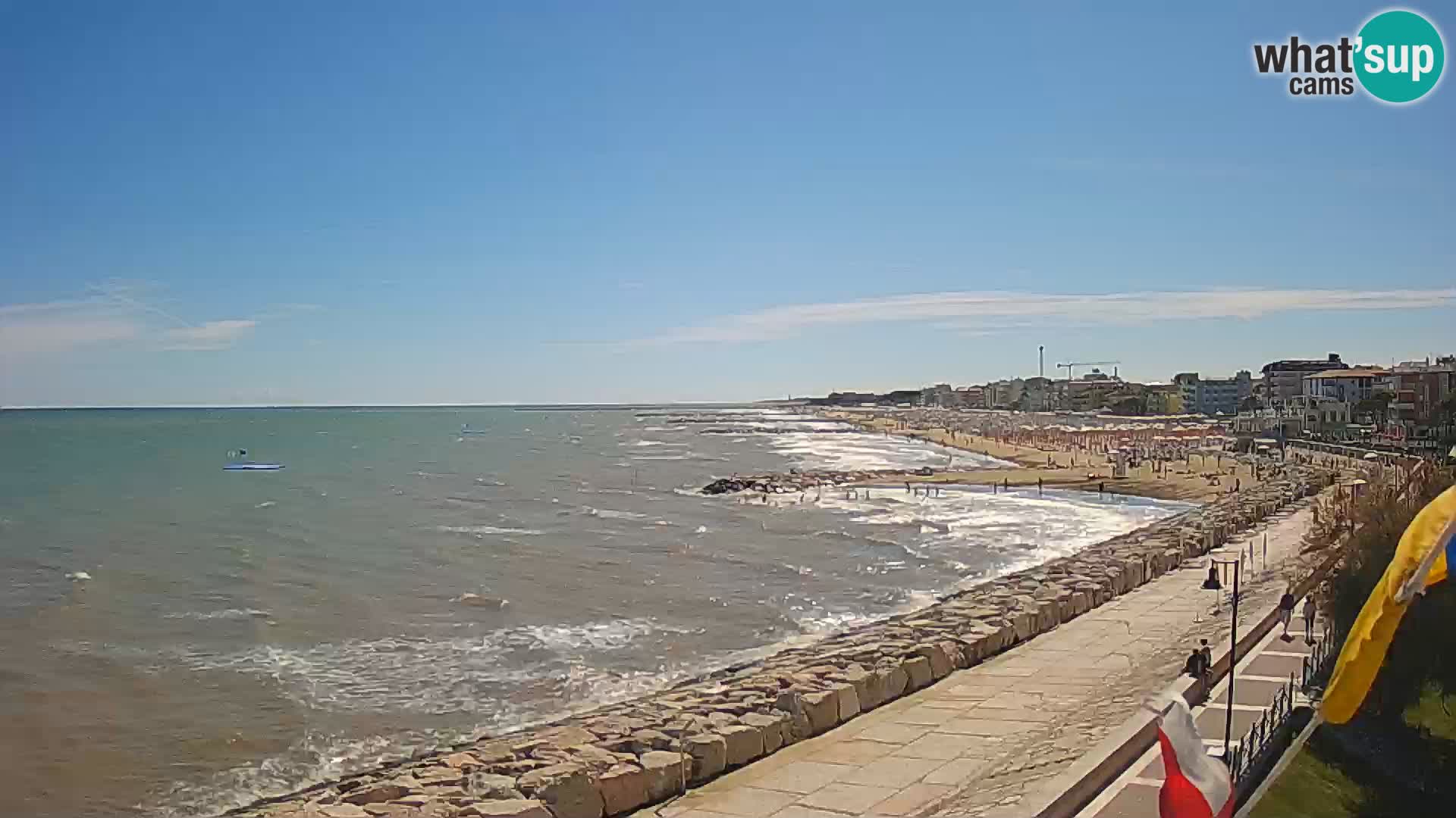 Webcam Caorle Ponente – View from Marinai di Caorle