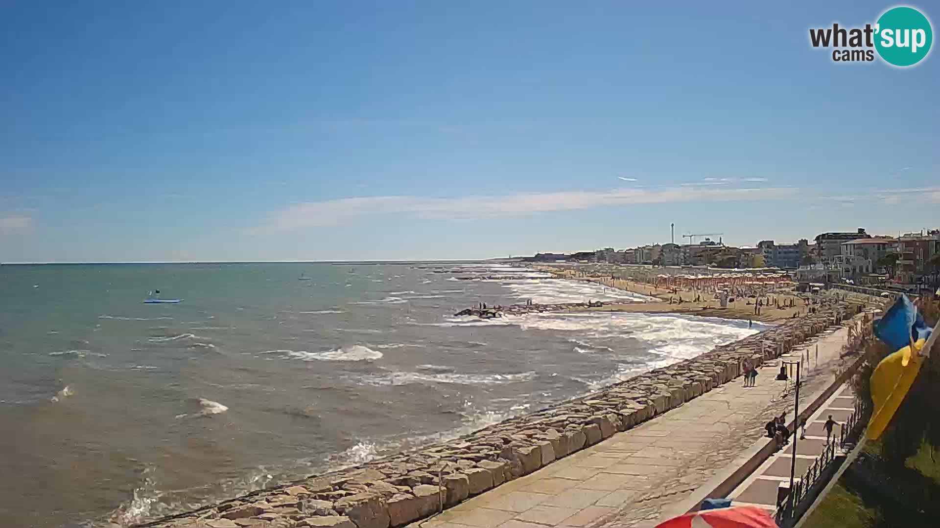Webcam Caorle Ponente – View from Marinai di Caorle