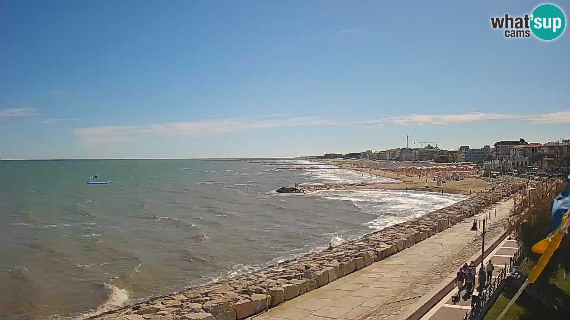 Webcam Caorle Ponente – Vista desde Marinai di Caorle