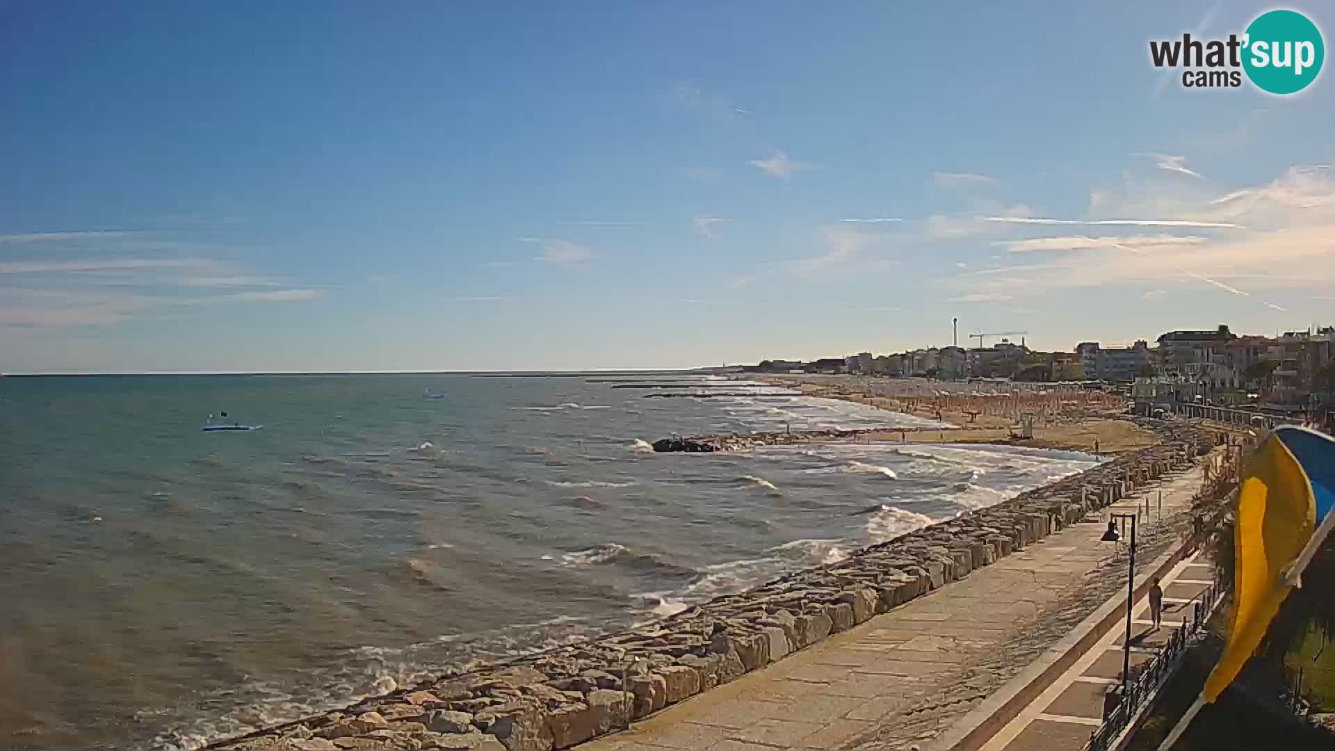 Webcam Caorle Ponente – panorama dall’ASS. Marinai di Caorle