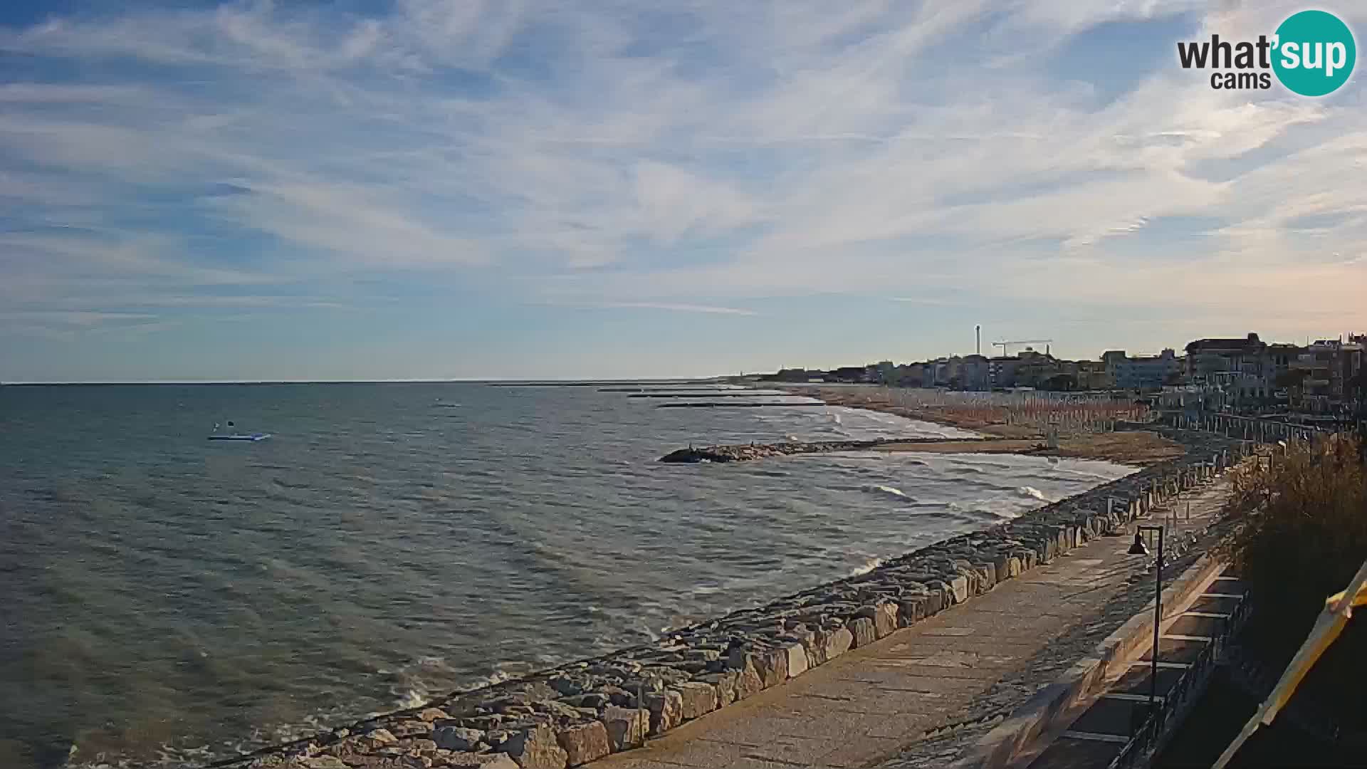 Webcam Caorle Ponente – Vue depuis les Marinai di Caorle