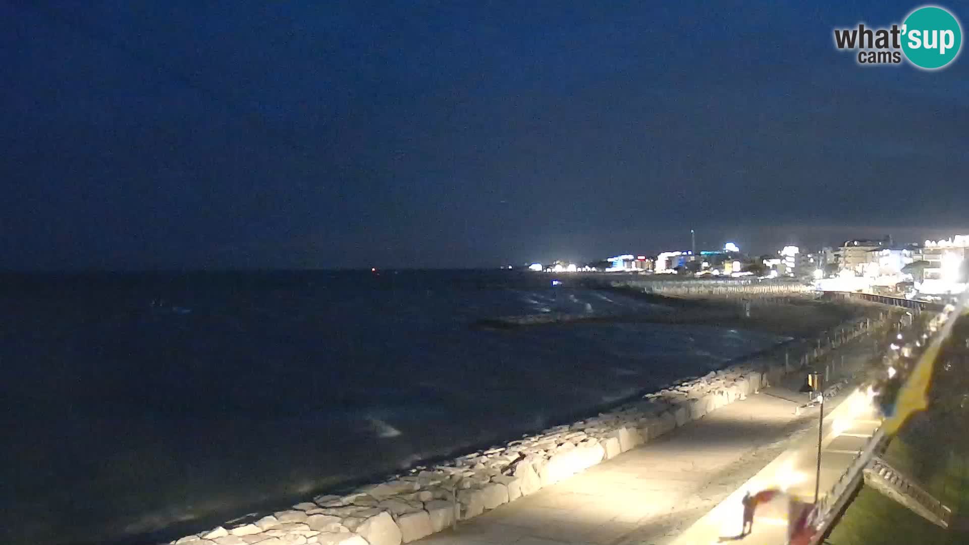 Webcam Caorle Ponente – Vue depuis les Marinai di Caorle