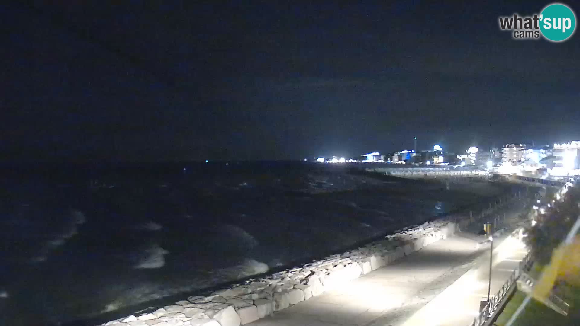 Webcam Caorle Ponente – Vue depuis les Marinai di Caorle