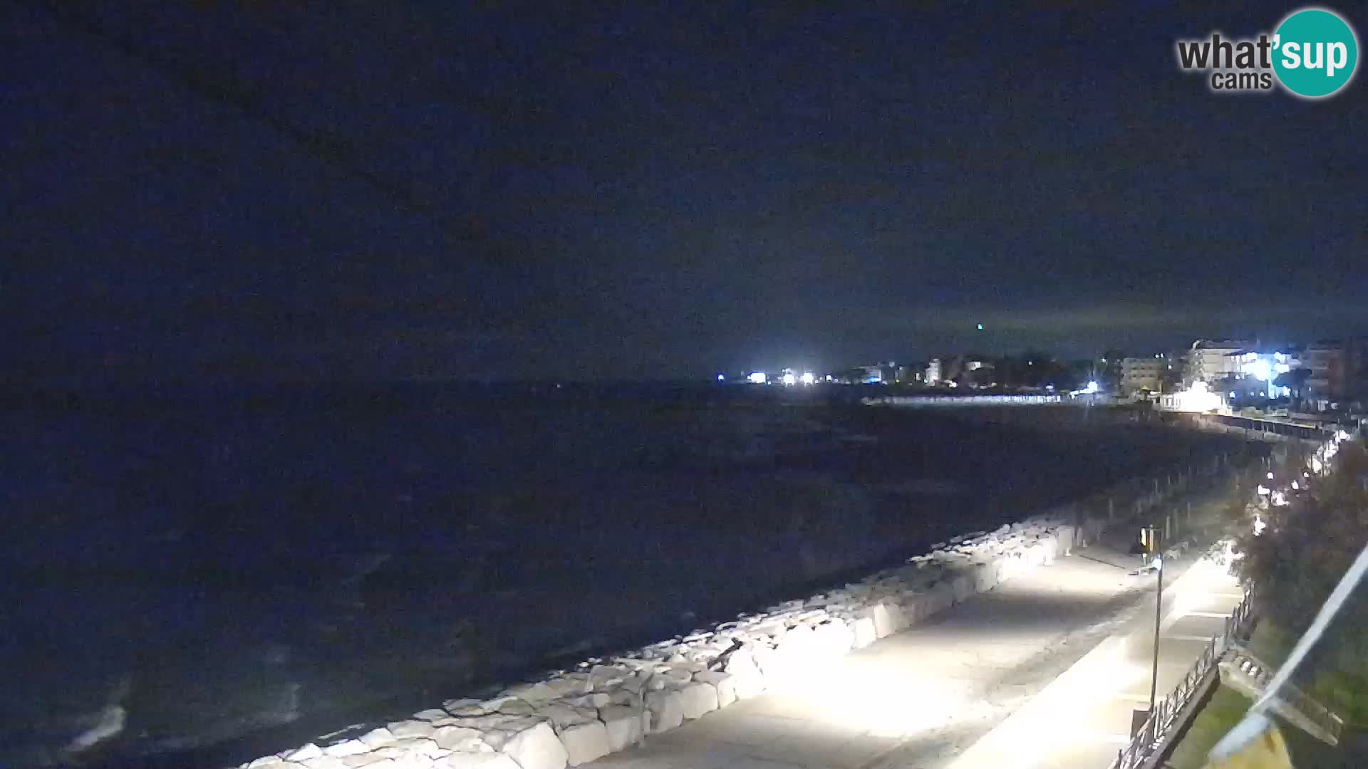 Webcam Caorle Ponente – Vue depuis les Marinai di Caorle