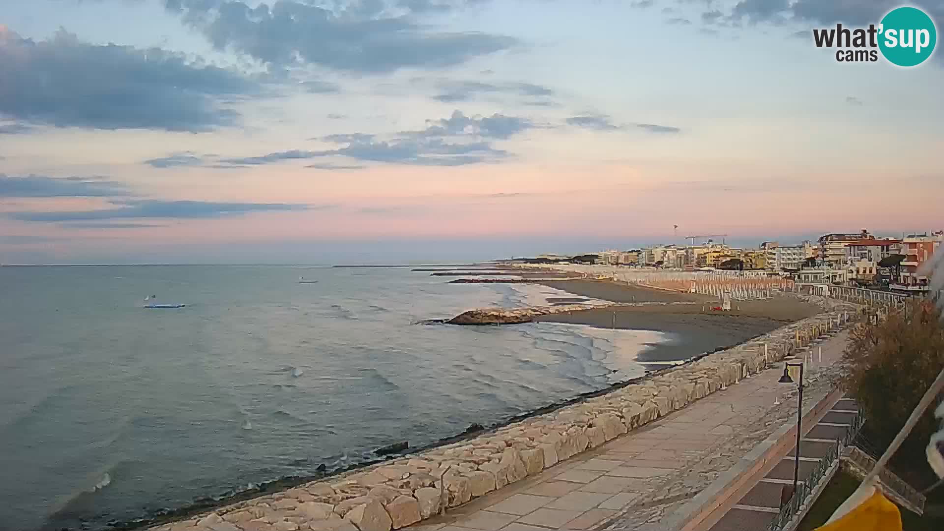 Webcam Caorle Ponente – Blick von Marinai di Caorle