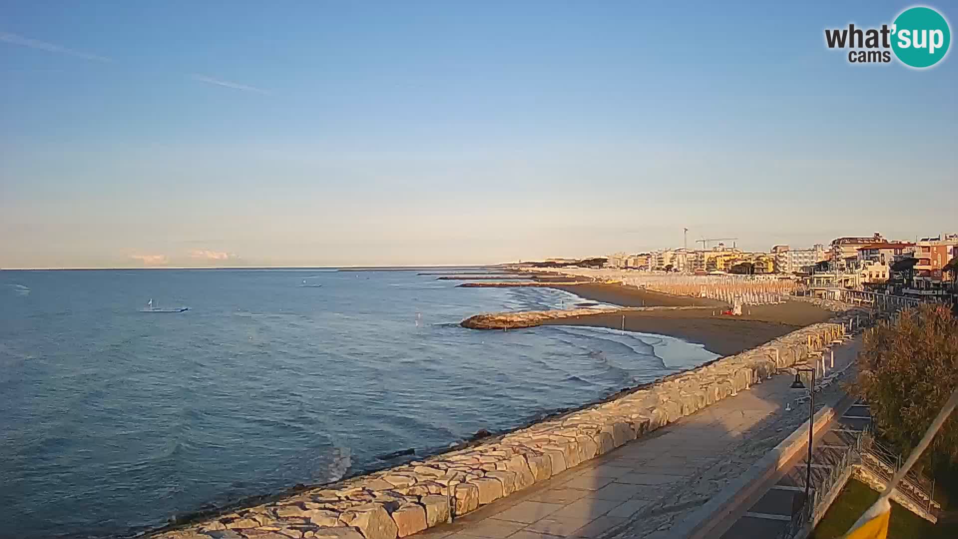Webcam Caorle Ponente – View from Marinai di Caorle