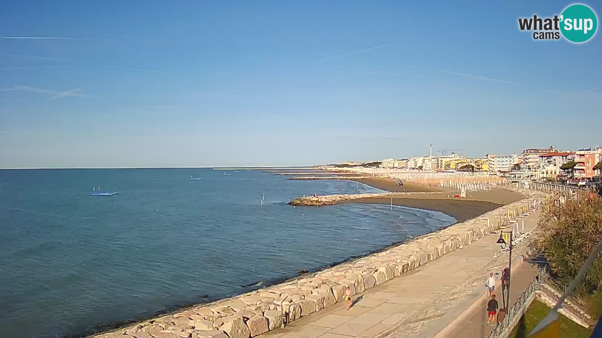 Webcam Caorle Ponente – View from Marinai di Caorle