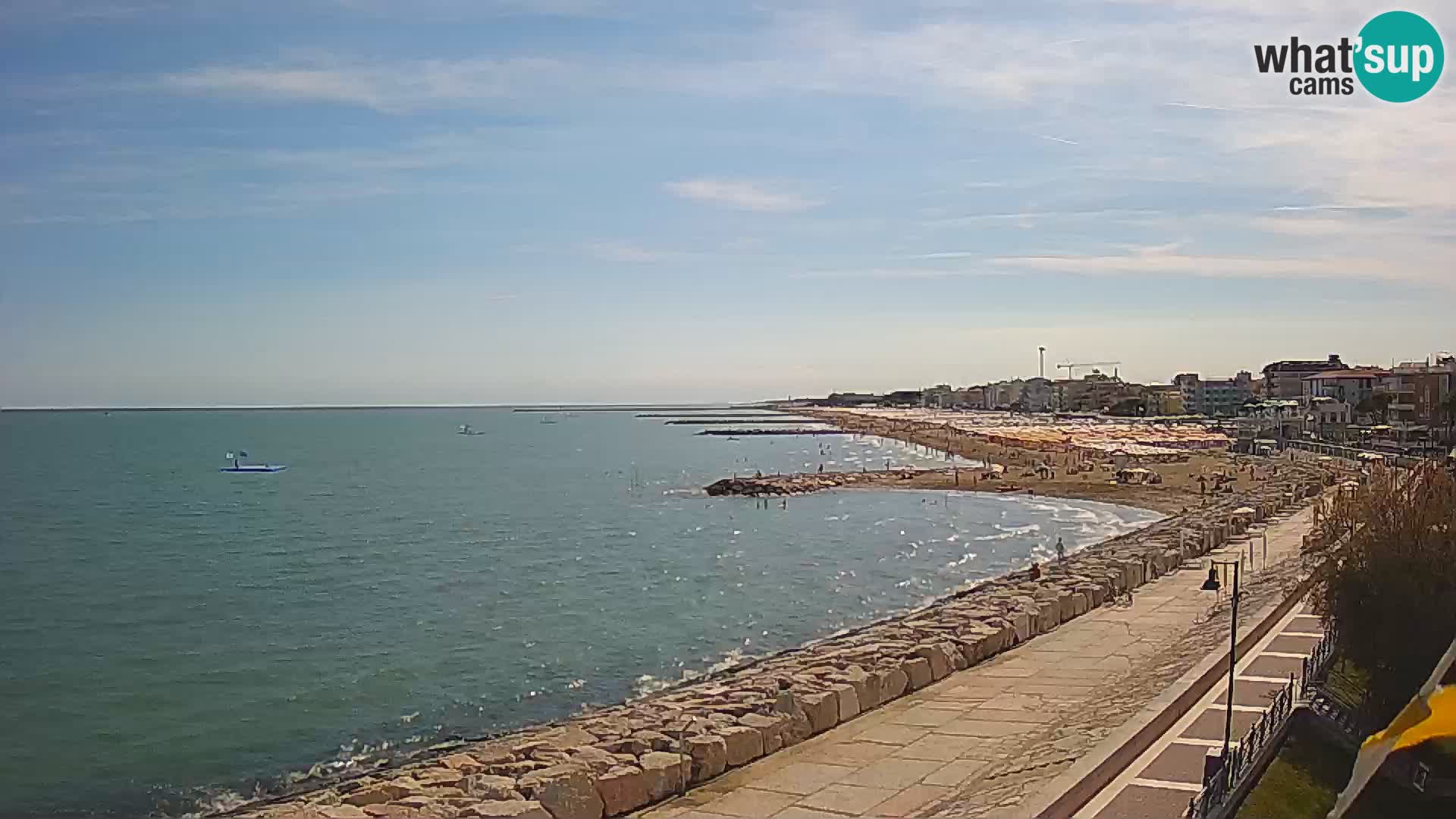 Webcam Caorle Ponente – View from Marinai di Caorle