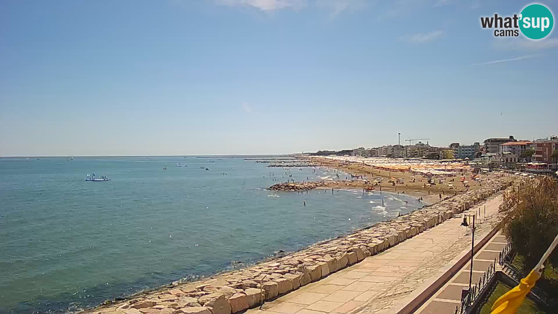 Web kamera Caorle Ponente – pogled sa “Marinai di Caorle”