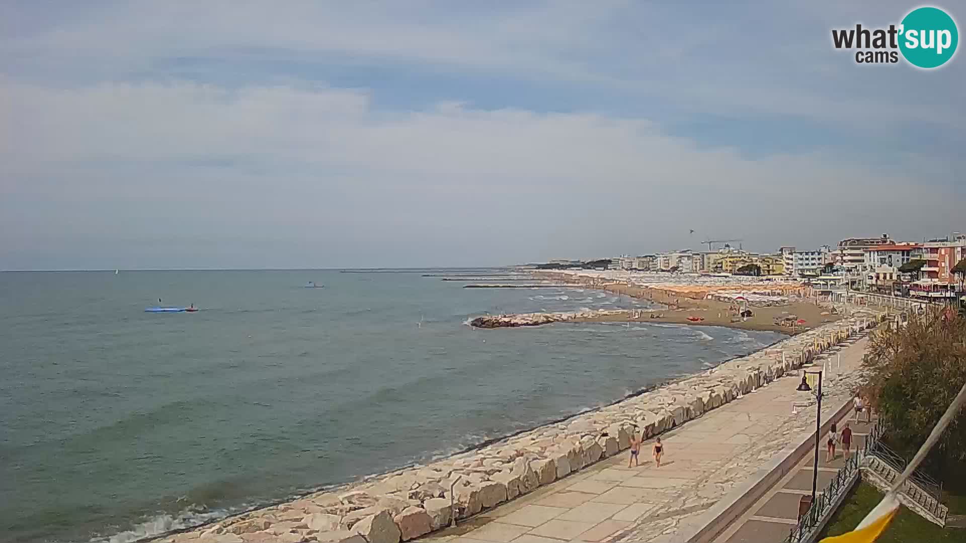 Webcam Caorle Ponente – Blick von Marinai di Caorle