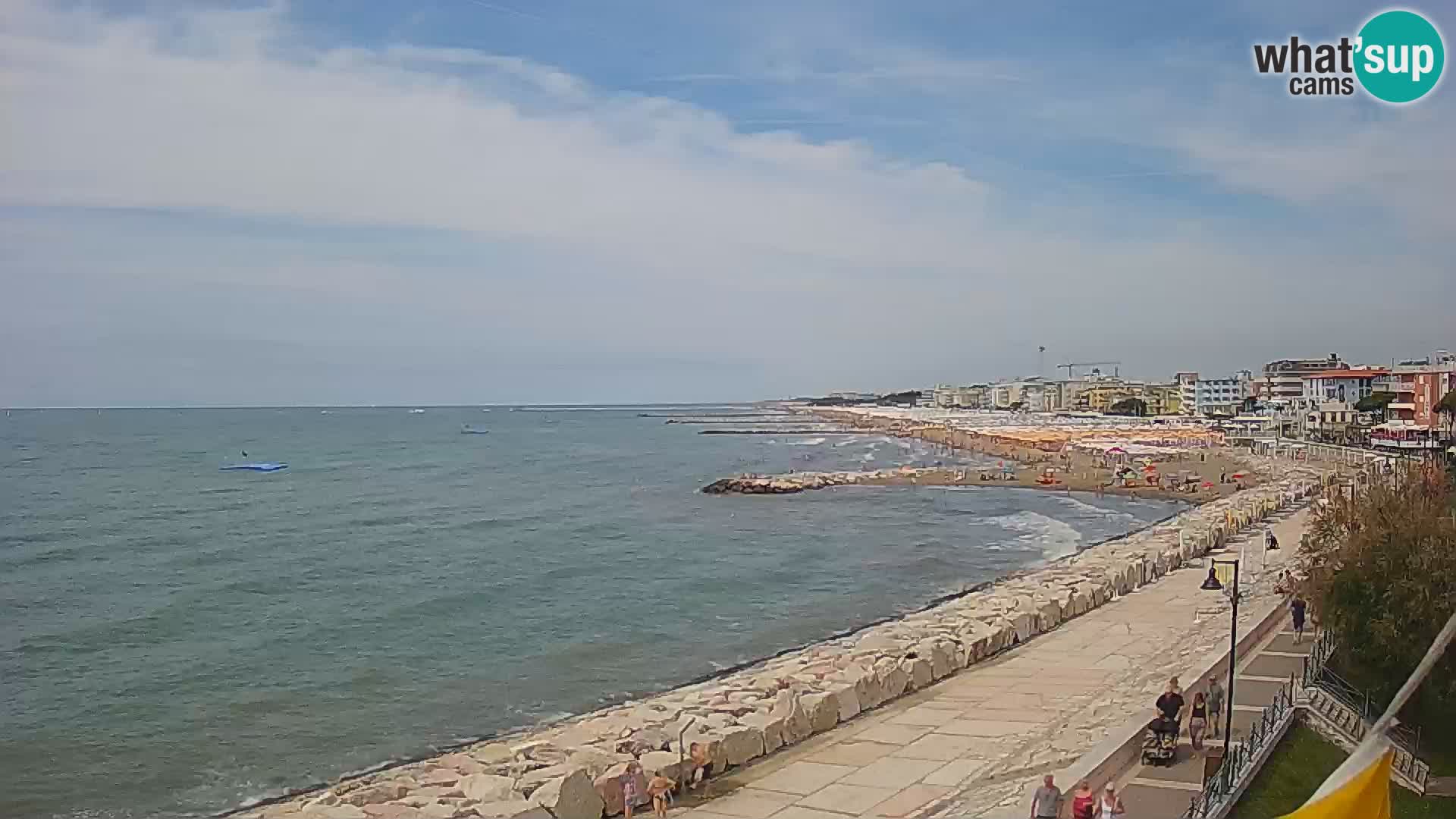 Webcam Caorle Ponente – Blick von Marinai di Caorle