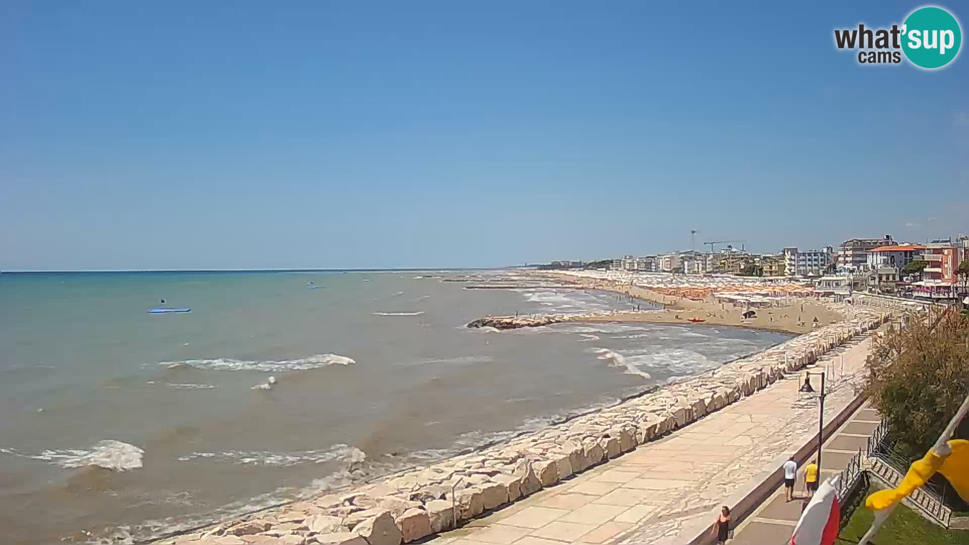 Webcam Caorle Ponente – View from Marinai di Caorle