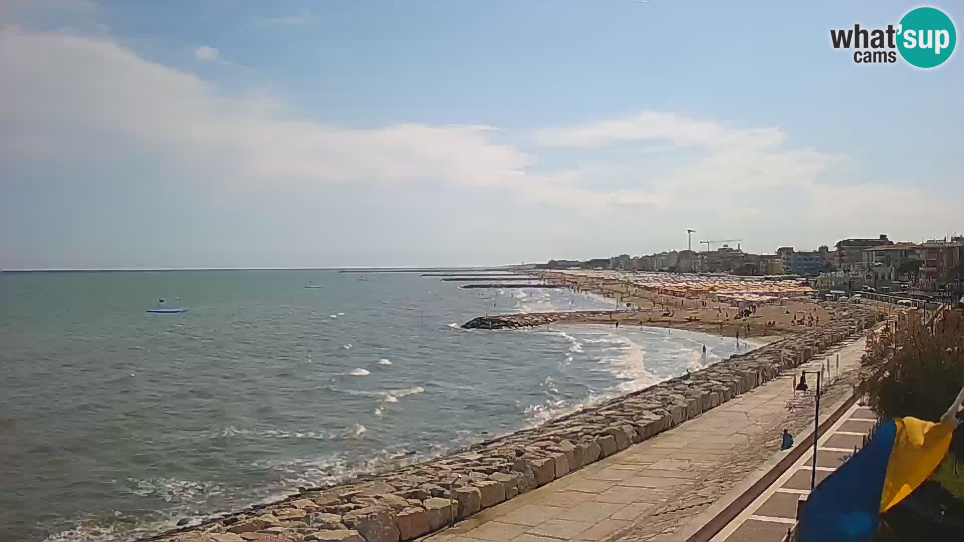 Webcam Caorle Ponente – View from Marinai di Caorle
