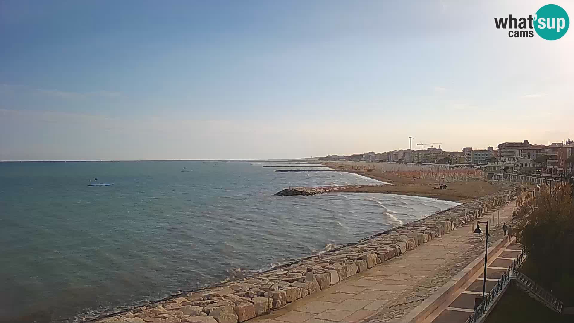 Webcam Caorle Ponente – View from Marinai di Caorle
