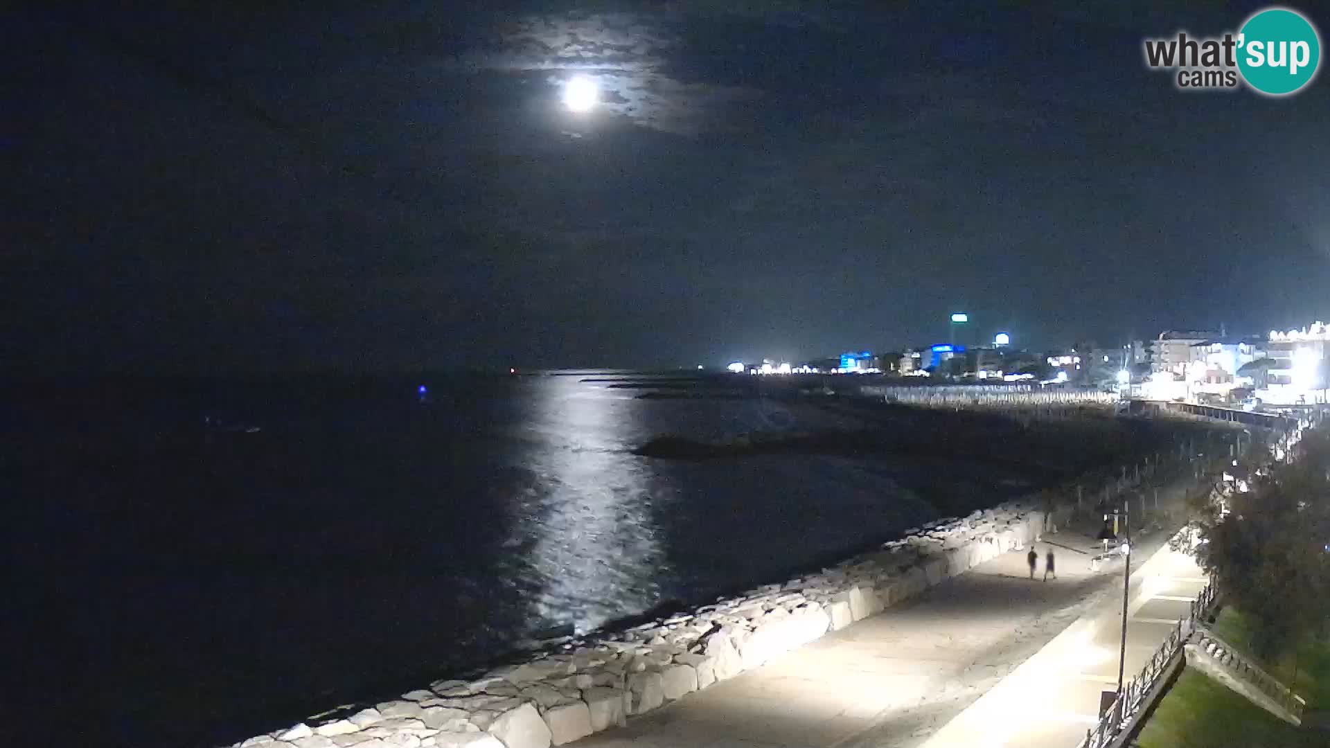 Webcam Caorle Ponente – Blick von Marinai di Caorle