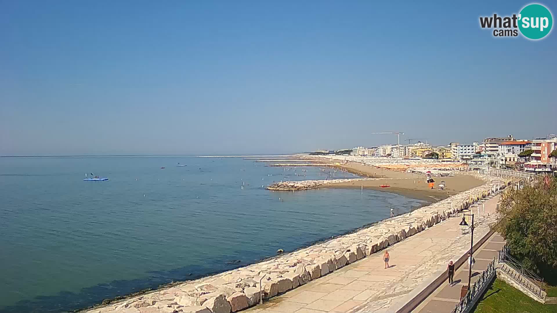Webcam Caorle Ponente – Blick von Marinai di Caorle