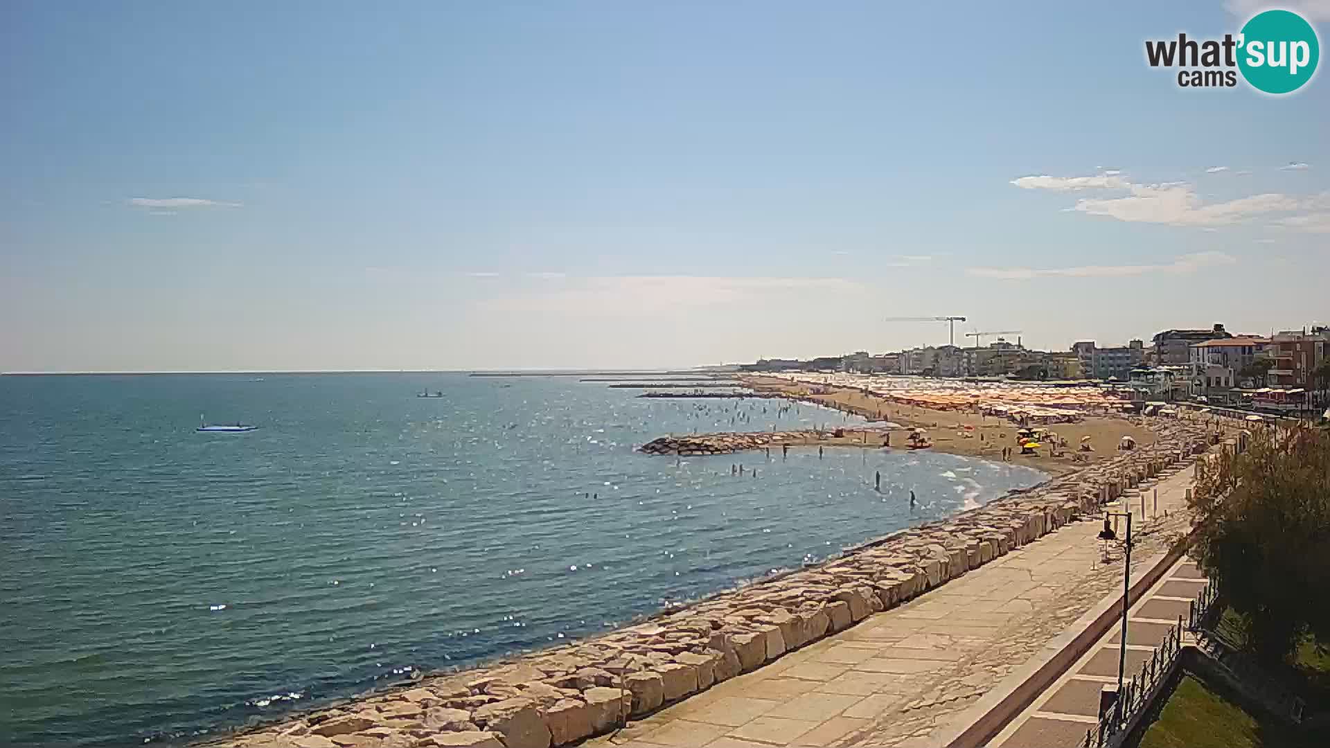 Webcam Caorle Ponente – panorama dall’ASS. Marinai di Caorle