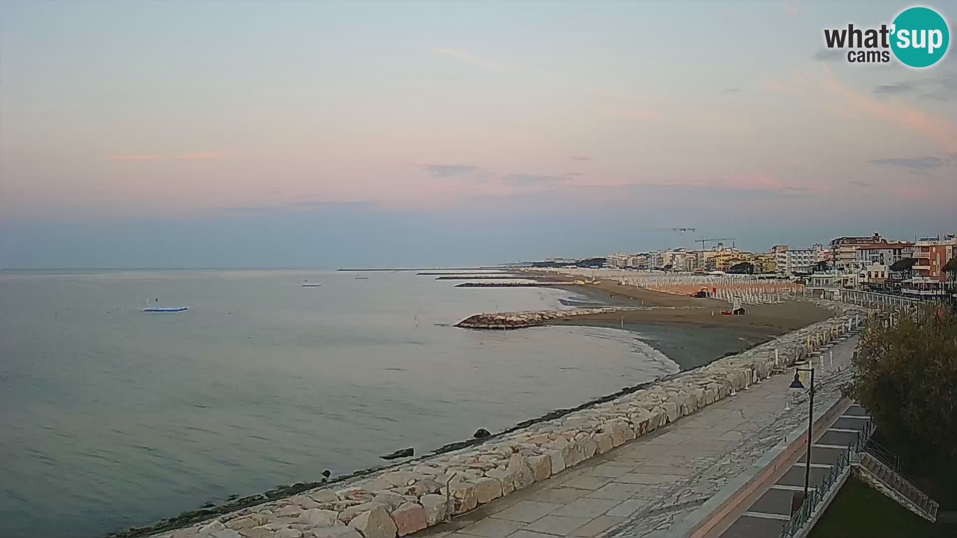Webcam Caorle Ponente – View from Marinai di Caorle