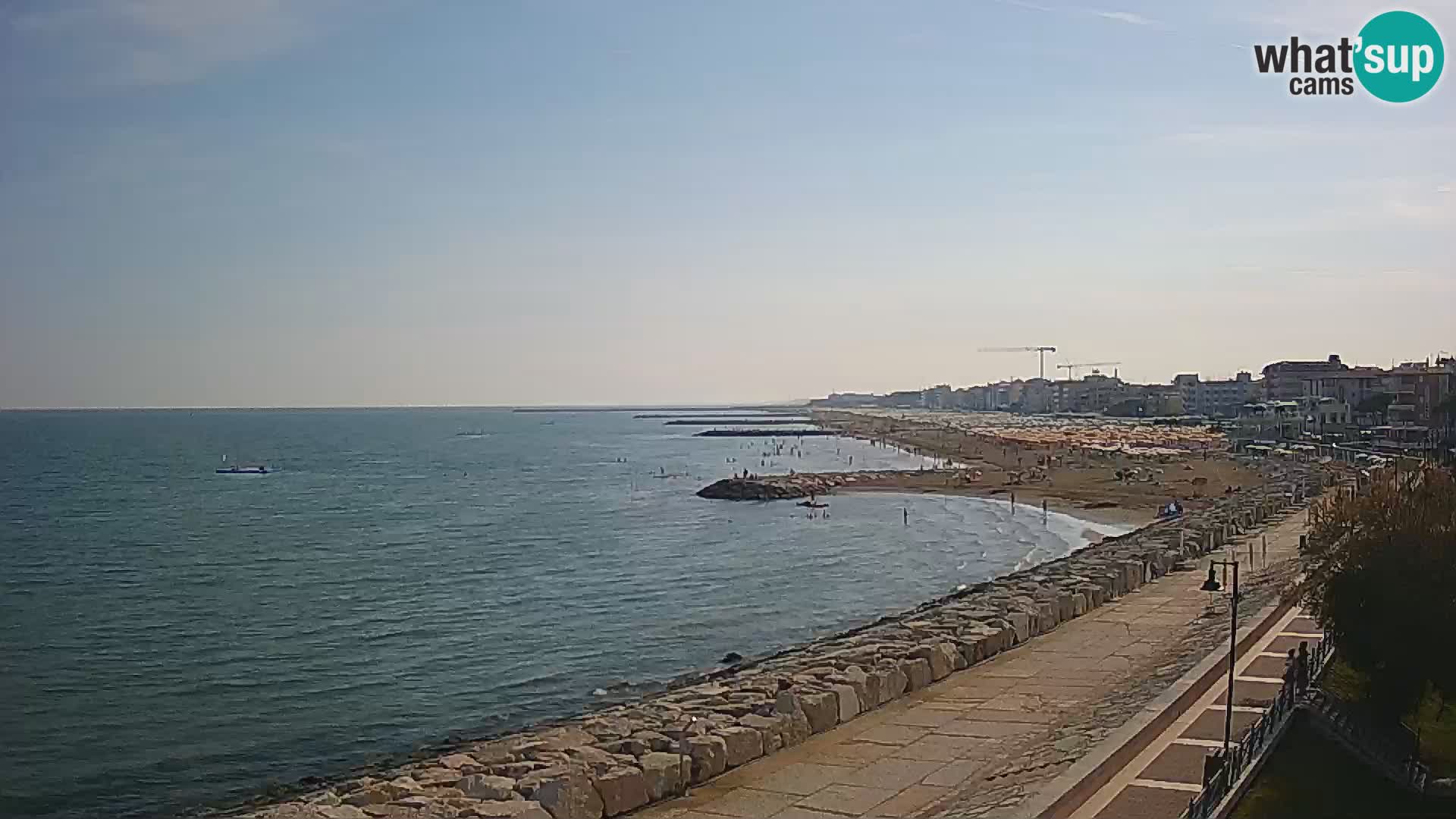 Webcam Caorle Ponente – View from Marinai di Caorle