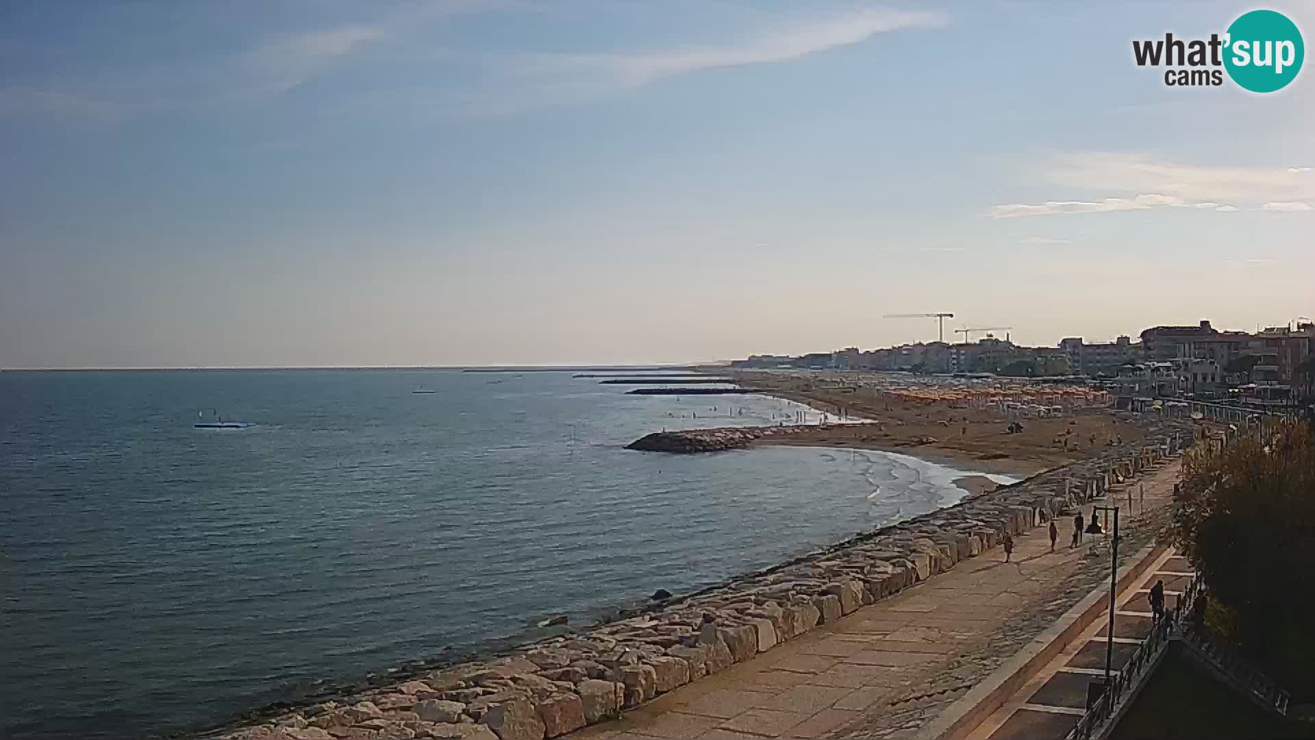 Webcam Caorle Ponente – View from Marinai di Caorle
