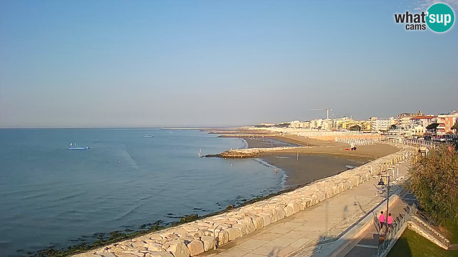 Webcam Caorle Ponente – Vue depuis les Marinai di Caorle